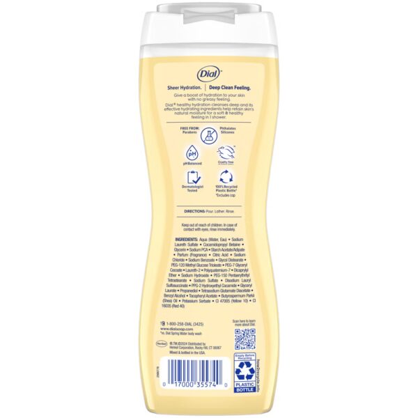 Dial Healthy Hydration Body Wash - Shea Butter - 16 fl oz - Image 3