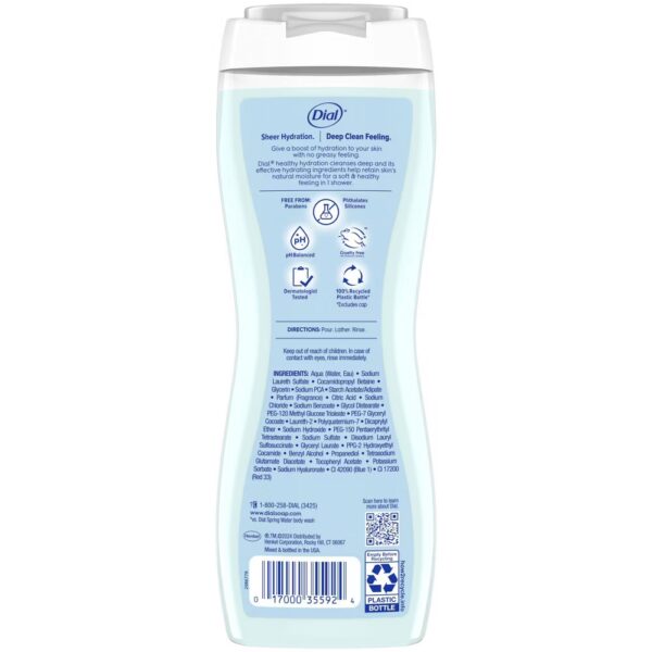 Dial Healthy Hydration Body Wash, Hyaluronic Acid - 16 fl oz - Image 3