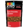 KIND Healthy Grains Clusters, Dark Chocolate Granola, Gluten Free, 10g Protein, 11 Ounce (