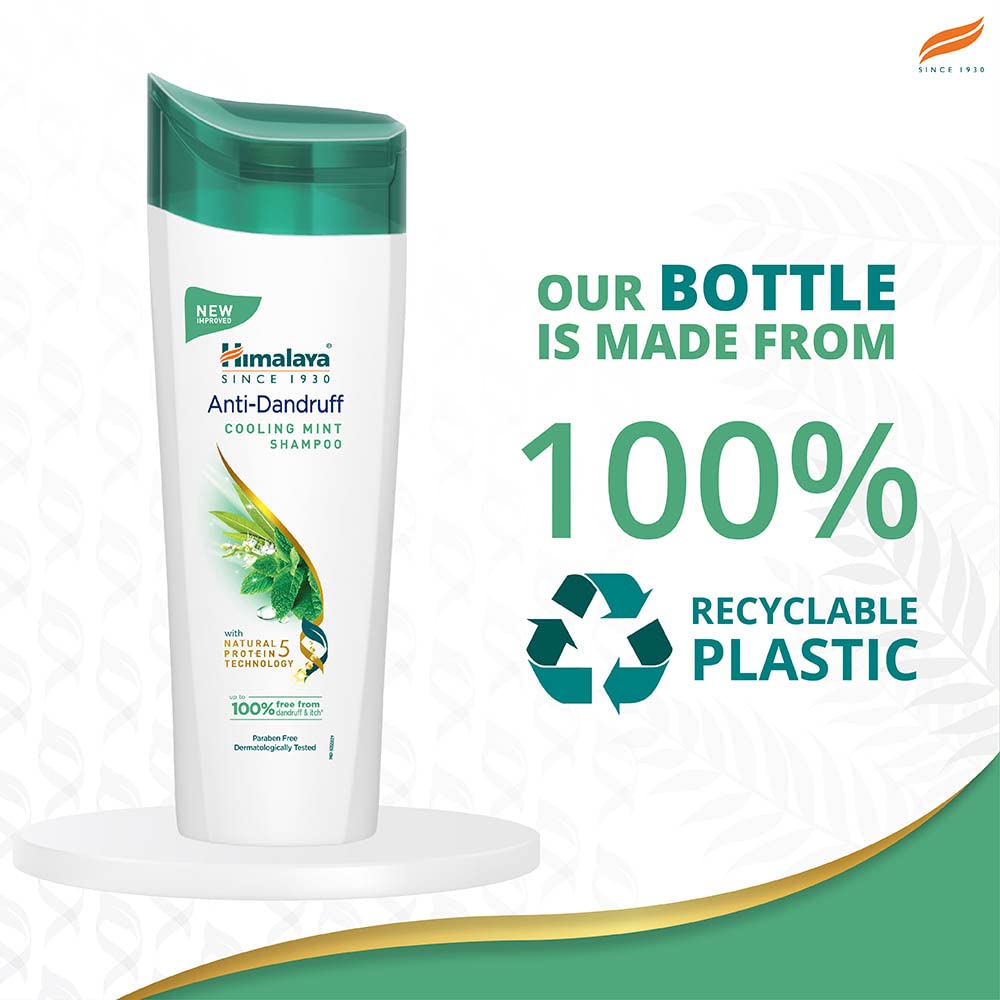 Himalaya Anti-Dandruff Cooling Mint Shampoo | Fights Dandruff | Soothes Scalp & Revives Hair | Enriched with Tea Tree Oil & Mint | For Women & Men | 200ml - Image 8