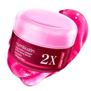 numbuzin No.2X Serum | Rose PDRN Collagen 2X Plumping Serum | Glowing, Hydrating, Firming, Korean Skincare | Collagen, Peptides, PDRN | for Dry, Combination skin | 1.01 fl.oz.