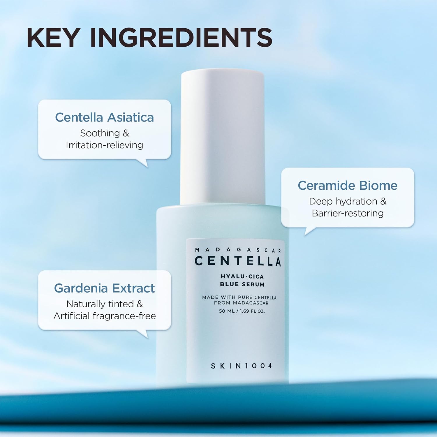 SKIN1004 Madagascar Centella Hyalu-Cica Blue Serum 50ml - Image 5