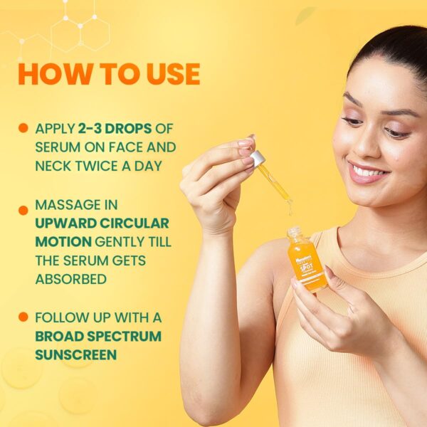 Himalaya Dark Spot Clearing Turmeric Face Serum for glowing skin | with Niacinamide, Glycolic acid & Organically sourced Turmeric | Reduces Dark Spots from Day 7 for Glowing skin | 30ml - Image 7