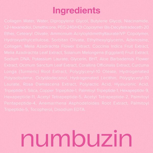 numbuzin No.2 Sheet Mask | Rose PDRN Collagen Plumping Sheet Mask | Korean Mask for face | Brightening, Hydrating, Firming and Moisturizing | Collagen, Peptides, PDRN - Image 7