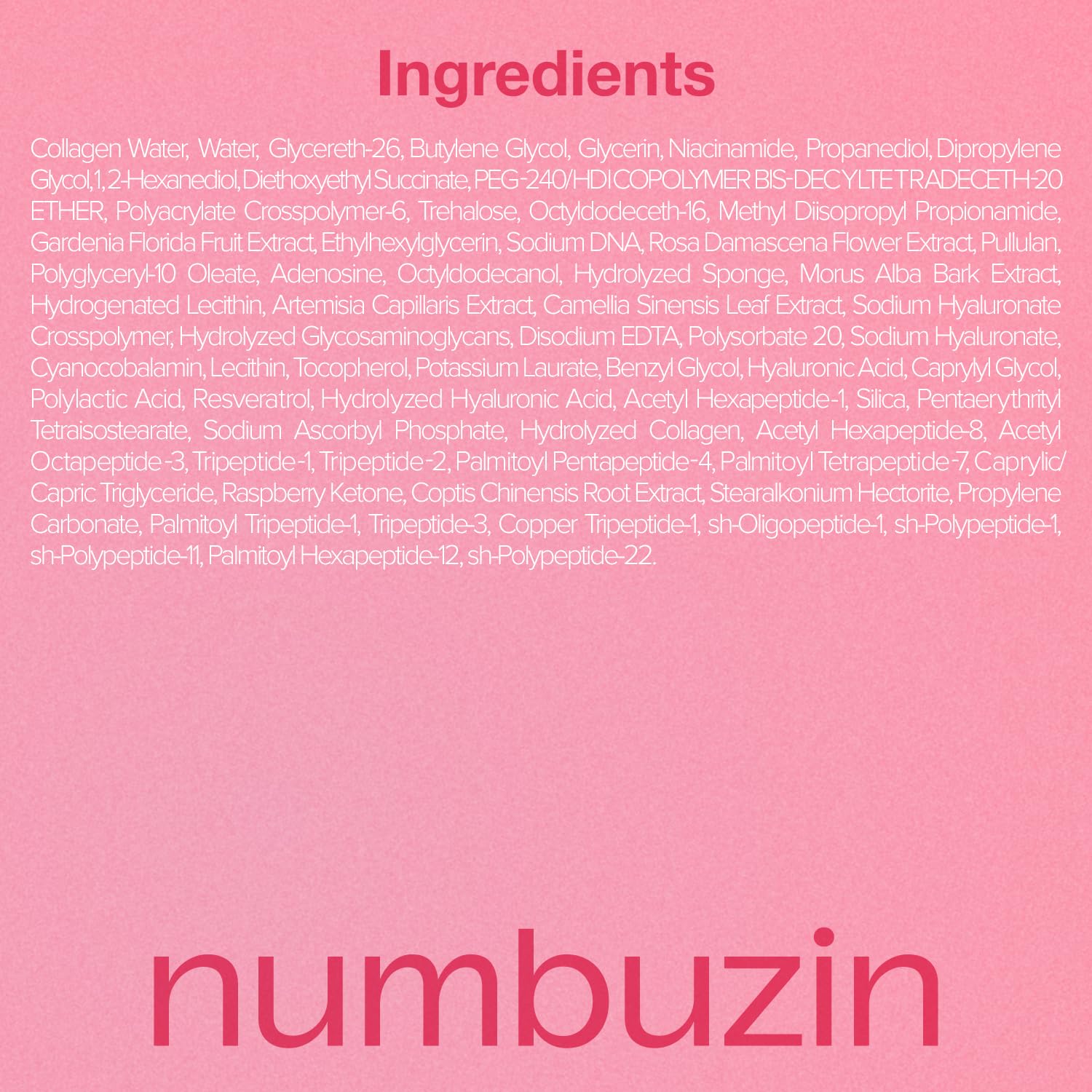 numbuzin No.2X Serum | Rose PDRN Collagen 2X Plumping Serum | Glowing, Hydrating, Firming, Korean Skincare | Collagen, Peptides, PDRN | for Dry, Combination skin | 1.01 fl.oz. - Image 9
