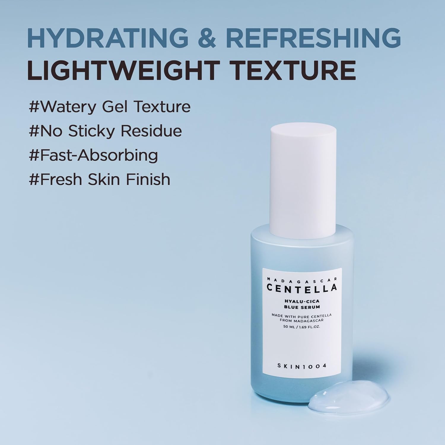 SKIN1004 Madagascar Centella Hyalu-Cica Blue Serum 50ml - Image 6