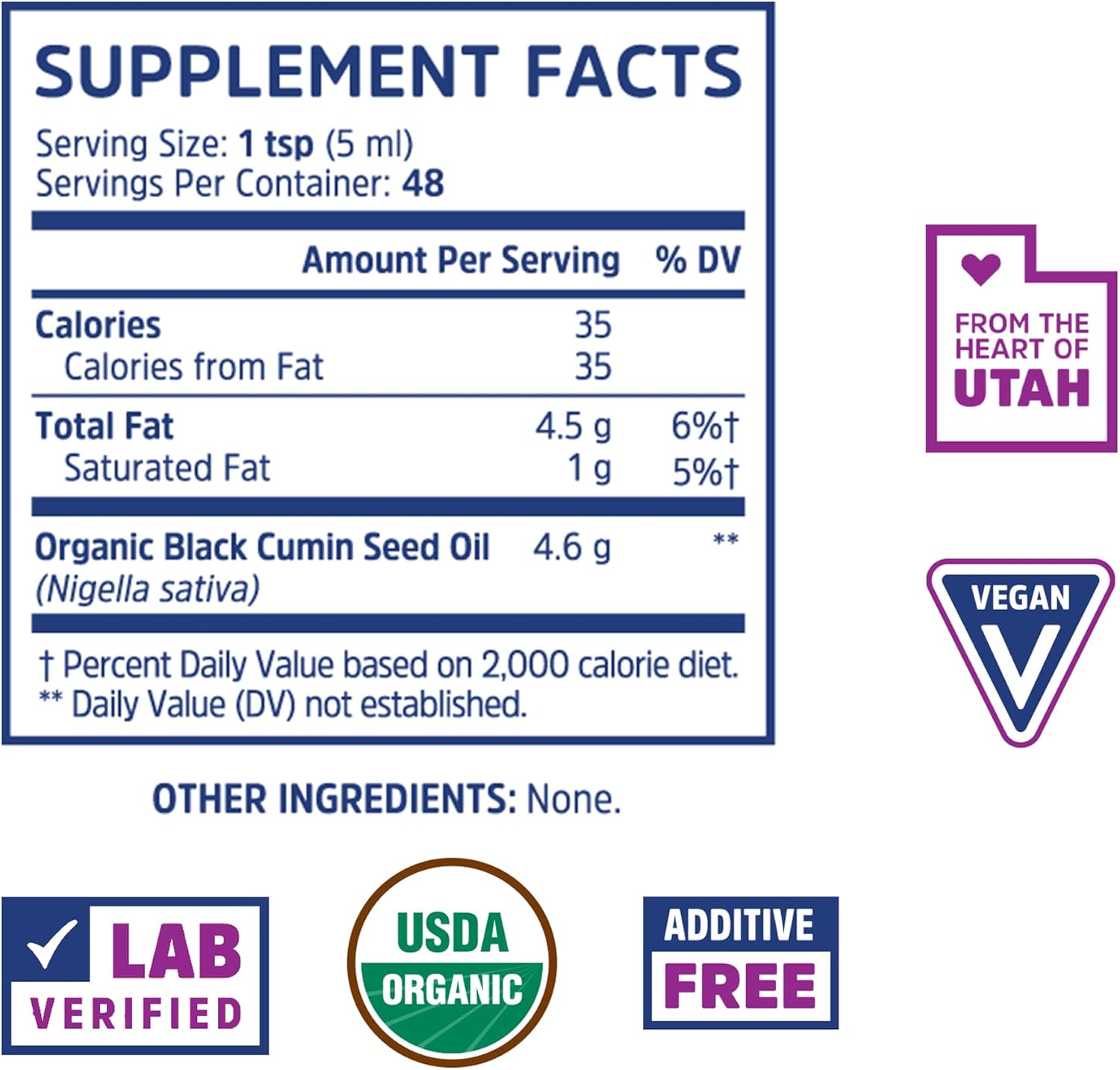 Zhou Organic Black Seed Oil - Black Cumin Seed Oil Cold Pressed, Nigella Sativa, Pure Unrefined Blackseed Liquid, Premium Supplement for Health with Thymoquinone, Omega 3 6 9 - 8 Fl Oz - Image 5