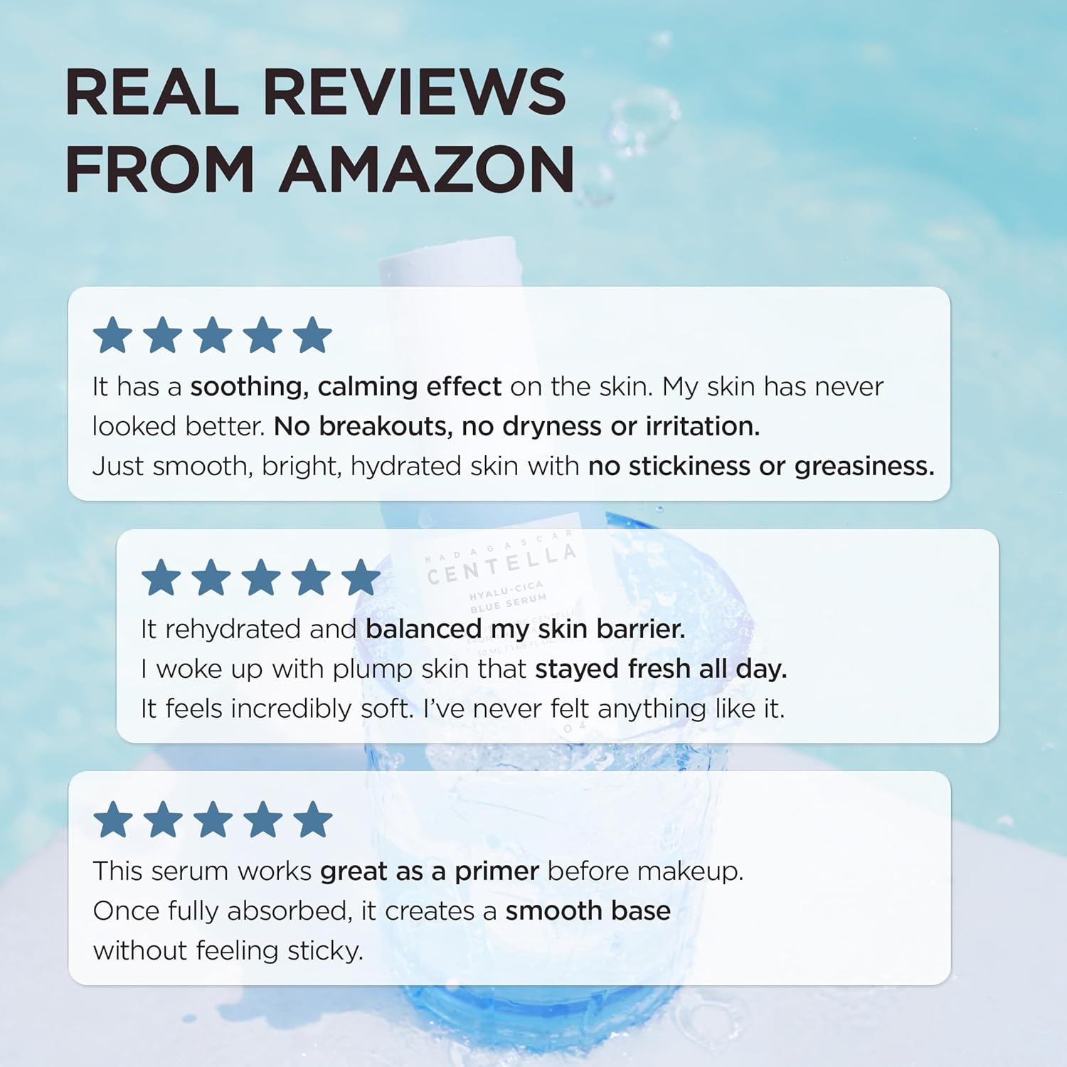 SKIN1004 Madagascar Centella Hyalu-Cica Blue Serum 50ml - Image 4