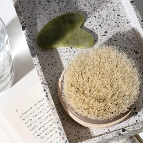 EcoTools Dry Body Brush, Cruelty-Free Bristles Exfoliate & Smooth Skin, Dry Brushing Removes Flaky Skin, May Help Improve Circulation & Tone, Eco-Friendly Skincare Tool, Vegan & Cruelty-Free, 1 Count - Image 8