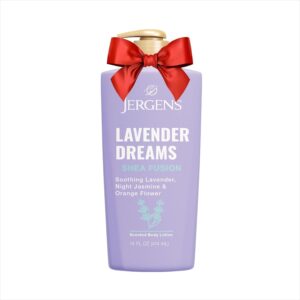 Jergens Shea Fusion Lavender Dreams Body Lotion, Scented Lotion, Moisturizer with Shea Butter and Vitamin E, 14 Fl Oz