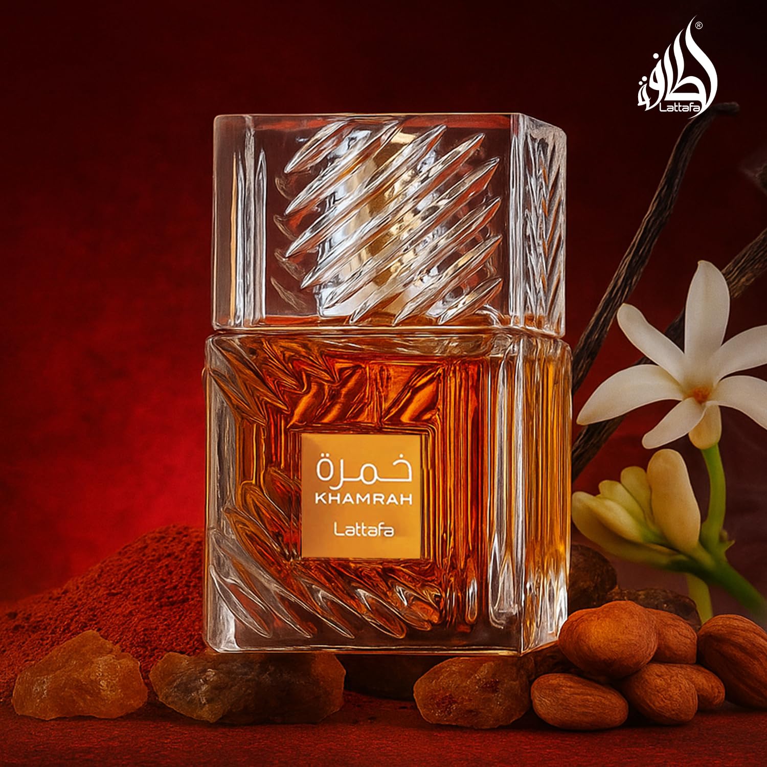 Lattafa Khamrah - Vanilla, Warm Spicy, Amber, Cinnamon - Eau de Parfum Long-Lasting Fragrance for Unisex, 3.40 Ounce / 100 ml - Image 2