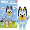 Bluey Game Hide and Seek Electronic Figure, Articulated, Musical Kids Figurines with Dance Mode, Interactive Play Toddler Figurine Toys for Ages 3+