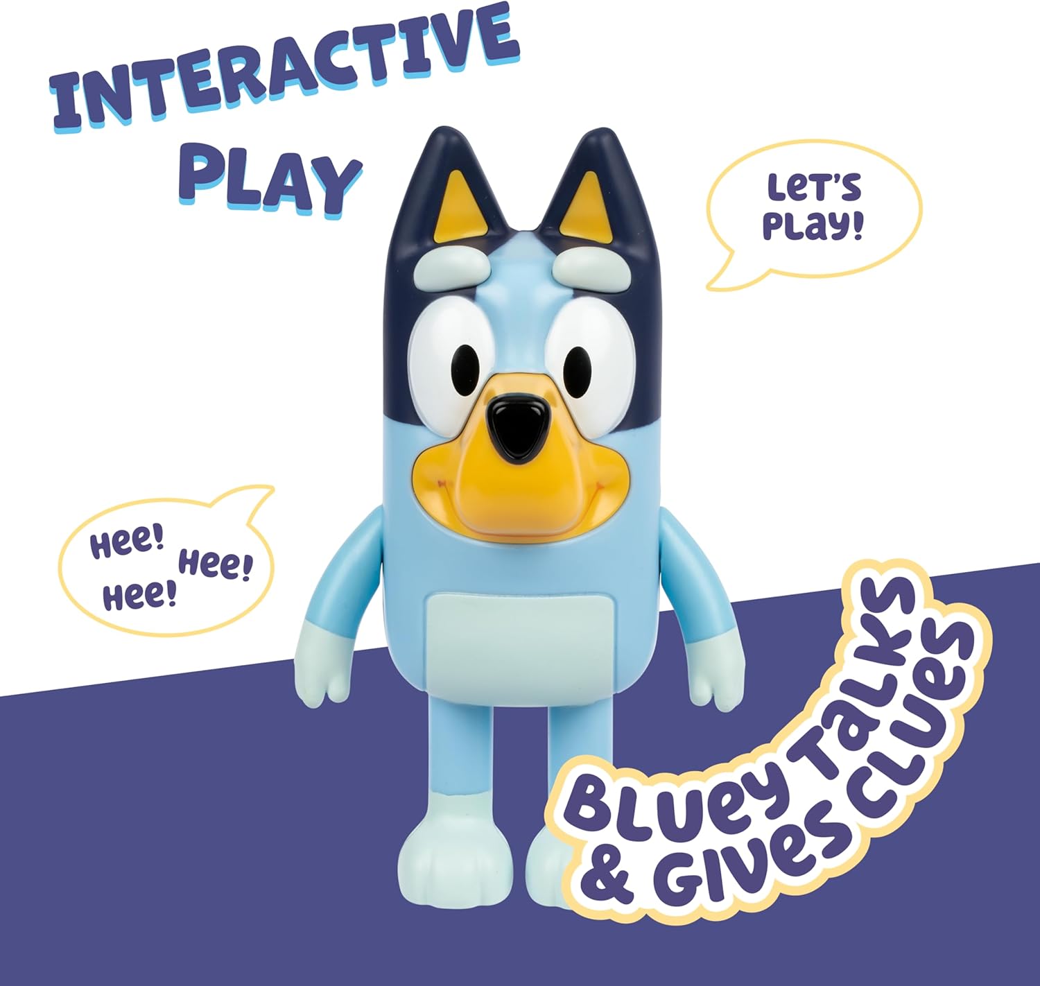 Bluey Game Hide and Seek Electronic Figure, Articulated, Musical Kids Figurines with Dance Mode, Interactive Play Toddler Figurine Toys for Ages 3+ - Image 5