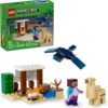 LEGO Minecraft Steve's Desert Expedition Building Toy, Biome with Minecraft House and Action Figures, Minecraft Gift for Independent Play, Gaming Playset for Boys, Girls and Kids Ages 6 and Up, 21251