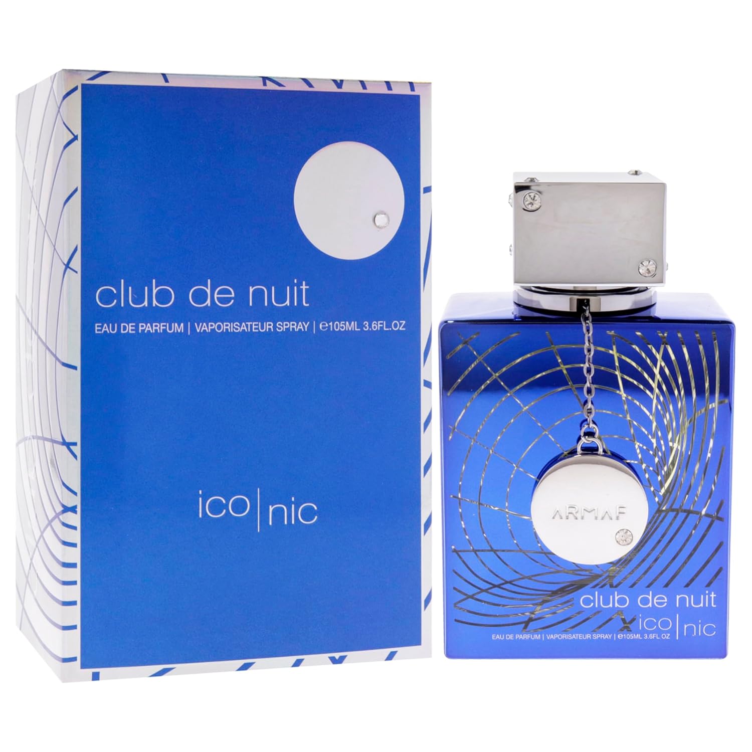 Armaf Club de Nuit Blue Iconic for Men Eau de Parfum Spray, 3.6 Ounce - Image 4