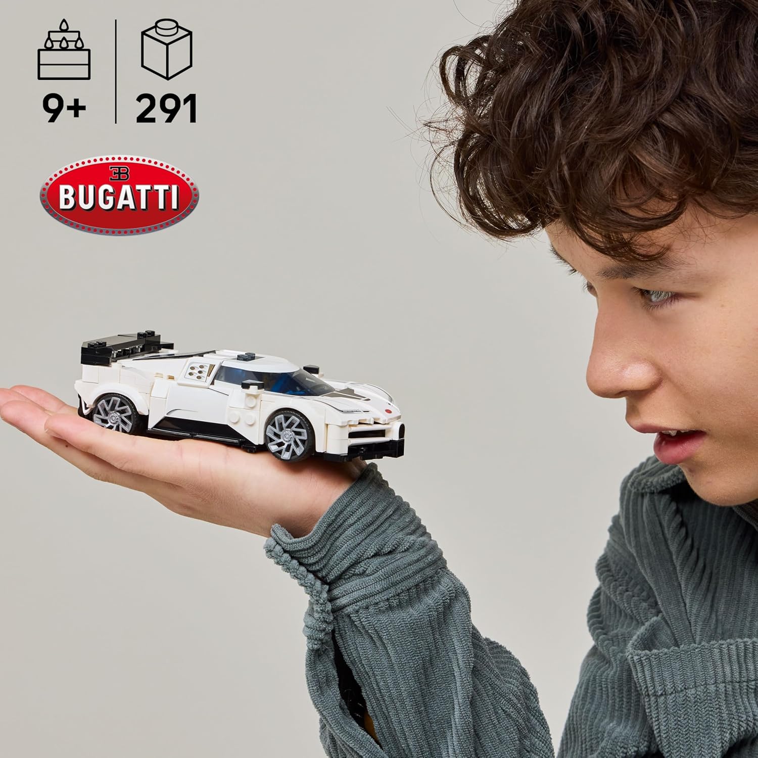 LEGO Speed Champions Bugatti Centodieci Hyper Sports Car Toy - Model Kit & Pretend Play Toy for Boys & Girls, Ages 9+ - Italian Model Car Kit for Racing Fans - Gift Idea for Birthdays - 77240 - Image 3