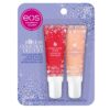 eos Holiday 24H Moisture Super Balm Gift Set, Pink Champagne & Candy Cane Swirl, Limited Edition, Holiday Lip Mask, 0.35 fl oz, 2-pack