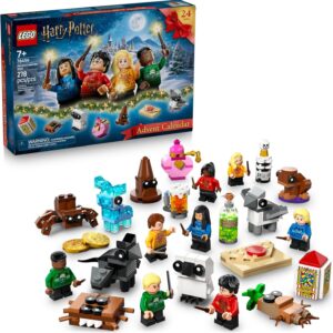 Lego Harry Potter Advent Calendar 2025 Kids Toy - Holiday Countdown for Boys & Girls, 7+ - 24 Buildable Surprises, Including Harry, Draco & Luna Minifigures - 76456