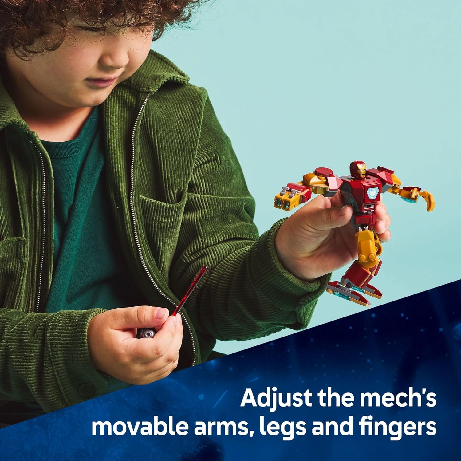 LEGO Marvel Iron Man Mech vs. Ultron Building Toy Set - Iron Man Toy for Kids, Boys and Girls, Ages 6+ - Buildable Action Figure - Superhero Gift for Birthday - 76307 - Image 6