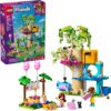 LEGO Friends Cat Birthday Party & Tree House Building Toy - Pretend Play Building Blocks W/Cat Toys & 2 Minidolls - Creative Storytelling Kids Toy for Girls and Boys, 9+- 42666