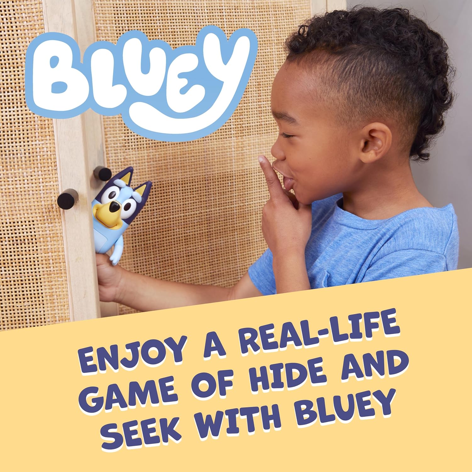 Bluey Game Hide and Seek Electronic Figure, Articulated, Musical Kids Figurines with Dance Mode, Interactive Play Toddler Figurine Toys for Ages 3+ - Image 4