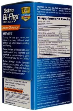 Osteo Bi-Flex Joint Health Coated Tablets Triple Strength - 80ct, - Image 4