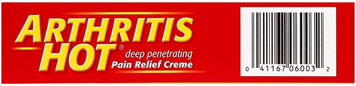 Arthritis Hot Pain Relief Creme-3, oz. - Image 3