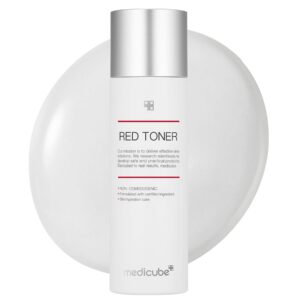 Medicube Red Toner 2.0 || Low-irritating Formula for Acne-Prone Skin | Soothing and Relieving | Formulated with BHA, Niacinamide & Adenosine | Non-comedogenic |  (3.38fl.oz.)