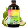 Serene Herbs - Soursop Bitters Liquid - Organic Herbal Guanabana Detox with Black Seed, Moringa & Ginger - Supports Digestive Wellness & Immune Function - 16 fl oz​