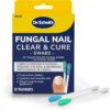 Dr. Scholl’s Fungal Nail Clear & Cure Swabs, 30 ct - Nail Treatment with Tolnaftate to Cure & Relieve Athlete's Foot Fungus Around the Nail + Whitening Swab to Improve Nail Appearance in 2 Days