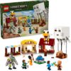 LEGO Minecraft The Ghast Balloon Village Attack- Toy Building Set for Kids, Girls and Boys Ages 10+ - Includes Steve, Natalie, and Dawn Minifigures - Birthday Gift Idea - 21273