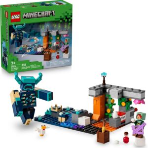 LEGO Minecraft The Warden Encounter Kids Toy - Collectible Building Set for Boys and Girls 7+- with Silent Ranger Minifigure - 21274