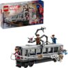 LEGO Marvel Spider-Man vs. Doc Ock Subway Train Scene - Action Figures Kids Toy - Spider-Man Building Toy for Boys & Girls, Ages 9+ - Marvel Collectible with 4 Minifigures - Birthday Gift Idea- 76321