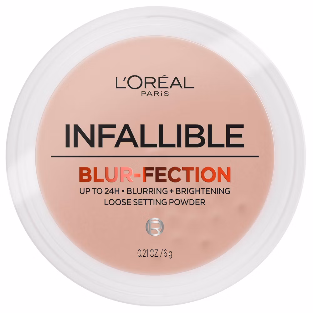 L'Oreal Paris Infallible Blur-fection Longwear Loose Setting Powder - 0.21oz- 15 Translucent Medium Deep
