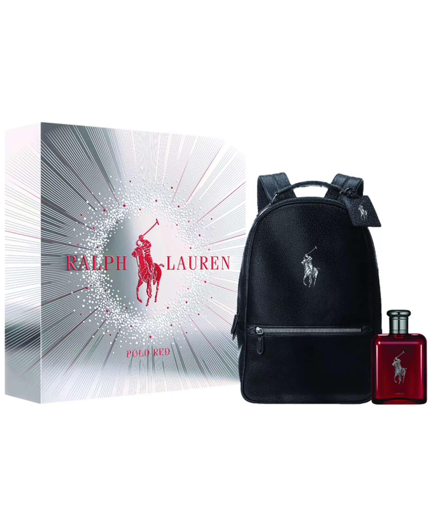 Ralph Lauren Polo Red 2 pc. Parfum Cologne and Backpack Gift Set