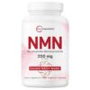 Micro Ingredients NMN 200mg Per Serving | 120 Veggie Capsules – 60 Servings | Easily Absorbed Nicotinamide Mononucleotide Form | NAD+ Precursor & NR Supplement Alternative | Non-GMO, Vegan