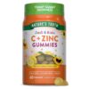 Nature's Truth Vitamin C Gummies for Kids | with Zinc | 60 Count | Vegan, Non-GMO & Gluten Free