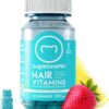 SugarBearPro Hair Vitamin Gummy 35 Day Supply, Extra Strength Biotin 6000mcg for Hair Growth, Vegan Vitamin B12, MSM, Inositol, Omega 3, Elderberry, Certified Kosher, Halal, Cruelty-Free