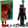 LEGO Minecraft The Enderman Tower Building Toy for Boys & Girls - Video Game Building Set for Kids, Ages 9+ - 2 Toys in 1 for Player Vs. Player Pretend Play - 21279